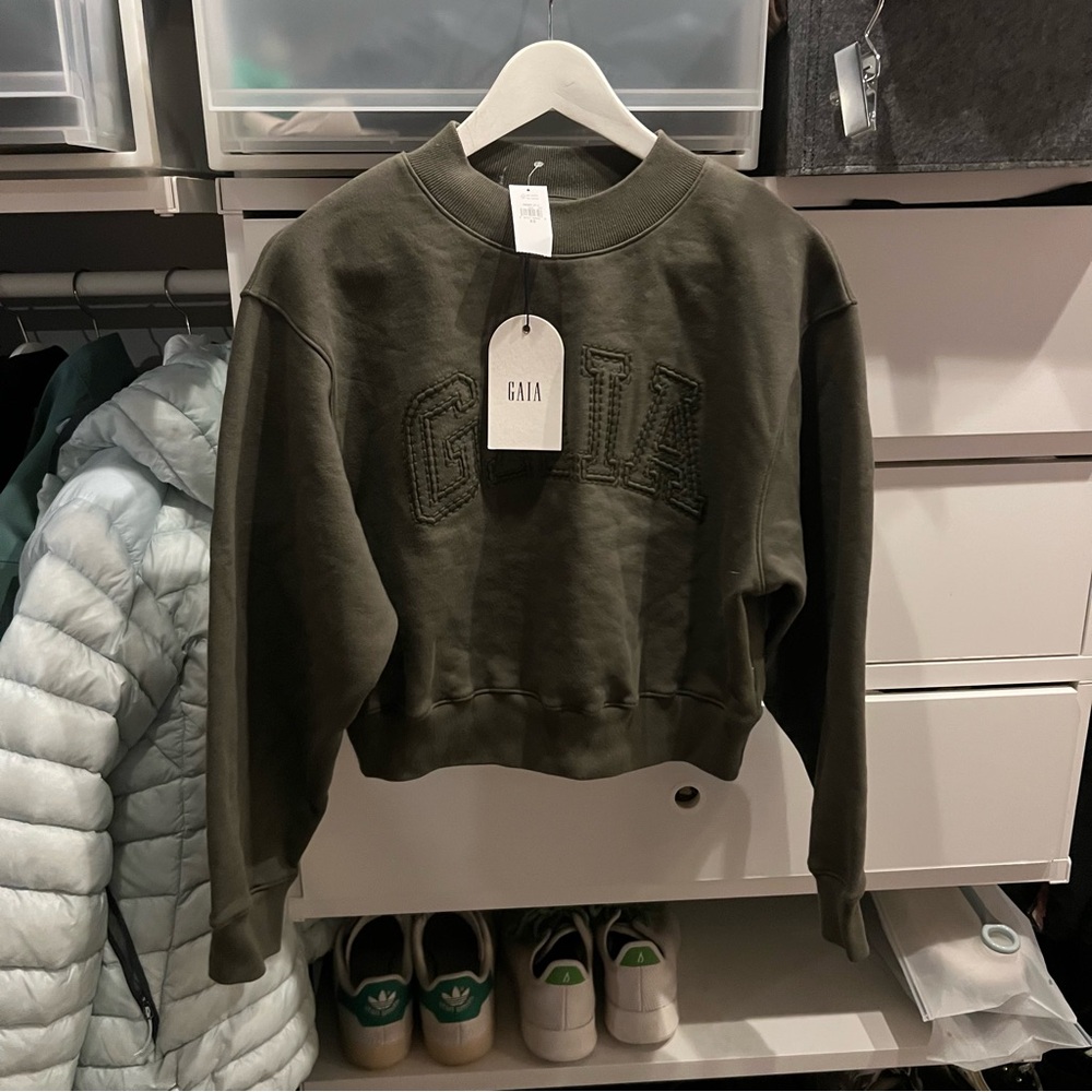 Olive Green Women's Sweatshirt